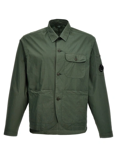 C.p. Company Workwear Shirt, Blouse Green