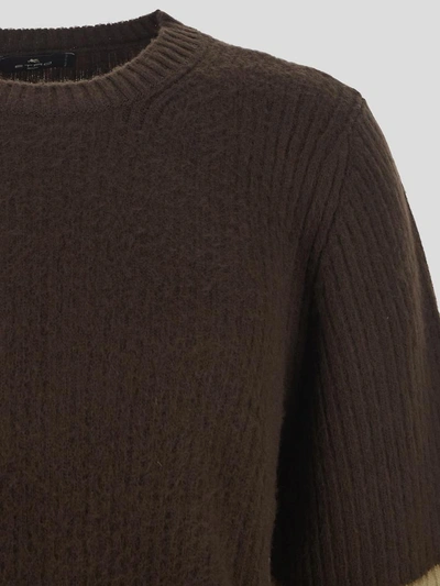 Etro Knit In Brown