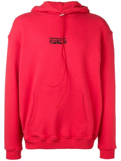 Represent Hooded Zipped Jacket - Red