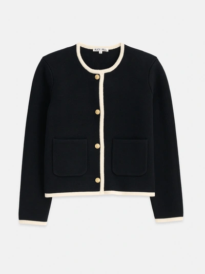 Alex Mill Paris Jumper Jacket In Black