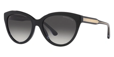 Michael Kors Women's Makena 55mm Black Laminate Sunglasses Mk2158-30058g-55 In Multi