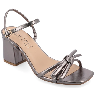Journee Collection Collection Women's Tru Comfort Foam Meryl Sandals In Charcoal