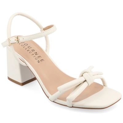 Journee Collection Collection Women's Tru Comfort Foam Meryl Sandals In Bone
