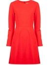 Diane Von Furstenberg Structured Dress In Red