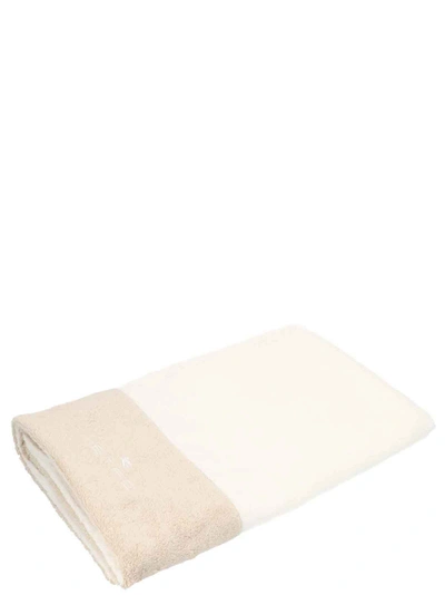 Etro Home Logo Embroidery Towel Towels White