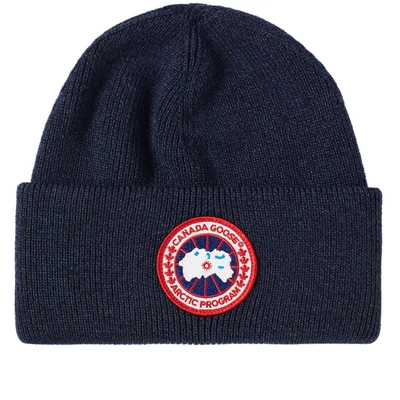 Canada Goose Arctic Disc Toque Beanie In Blue