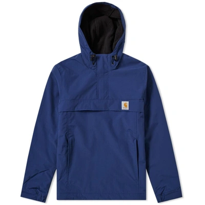 Carhartt Nimbus Fleece Lined Pullover Jacket In Blue
