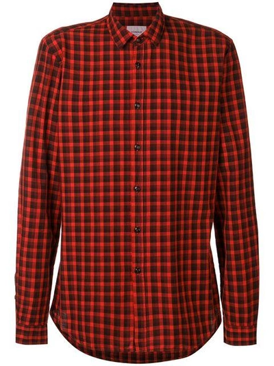Dondup Classic Checked Shirt - Red