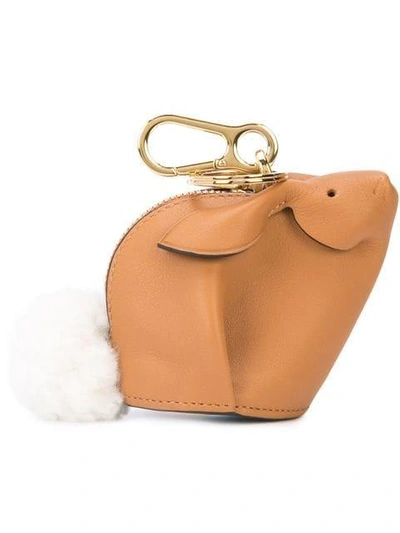 Loewe Mouse Charm In Brown