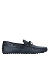 Tod's Loafers In Dark Blue