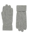 Portolano Cashmere Gloves In Heather Grey