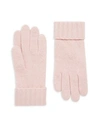 Portolano Women's Cashmere Gloves In Powder Pink