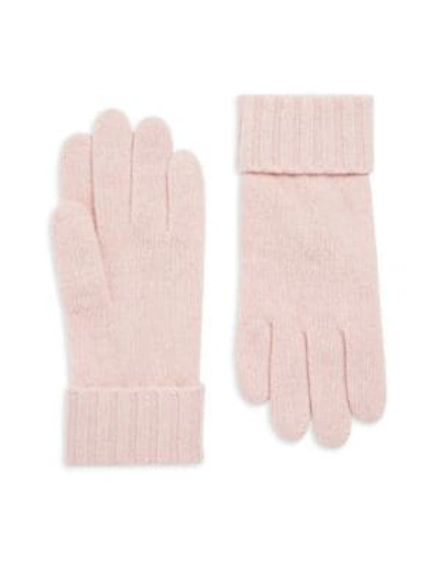 Portolano Women's Cashmere Gloves In Powder Pink
