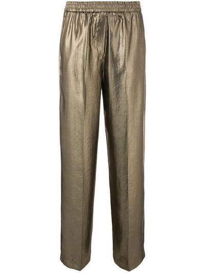 8pm Kapoor Loose Trousers In Metallic