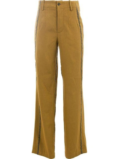 Uma Wang High-waisted Trousers In Brown