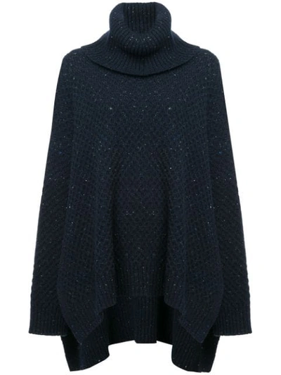Adam Lippes Roll-neck Slouched Sweater - Navy