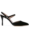 Tabitha Simmons Ankle Straps Pumps In Black