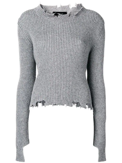 Federica Tosi Destroyed Sweater - Grey