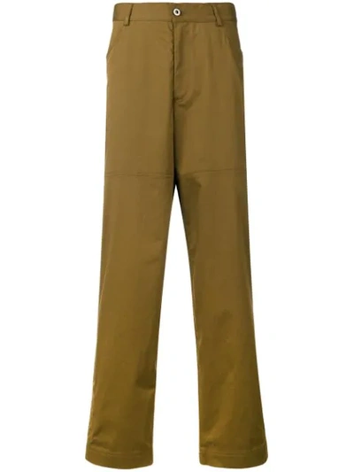 Qasimi Relaxed Trousers In Green