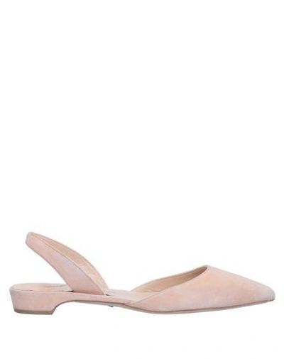 Paul Andrew Ballet Flats In Beige