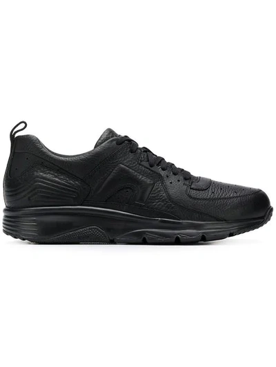 Camper Drift Lace-up Low Tops - Black
