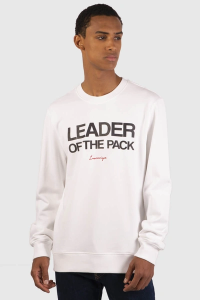 Inimigo Leader Of The Pack Crew Neck In White