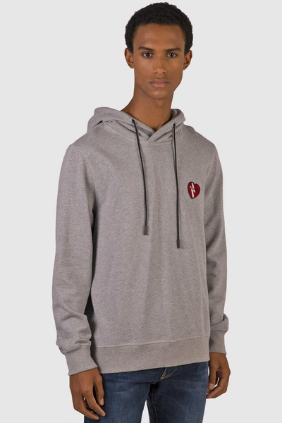 Inimigo Embroidery Hoodie In Grey