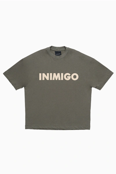Inimigo Bold Oversized T-shirt In Green
