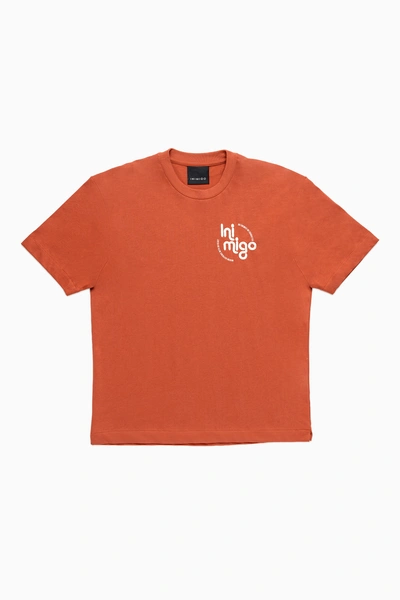 Inimigo Retro Logo Comfort T-shirt In Orange