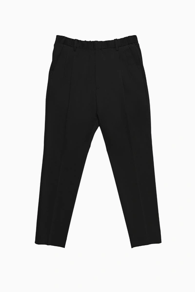 Inimigo Double Pleat Tapered Trousers In Black