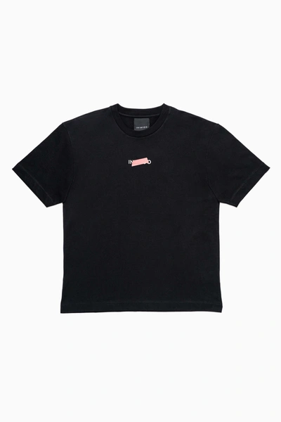 Inimigo Glue Tape Logo Print Comfort T-shirt In Black