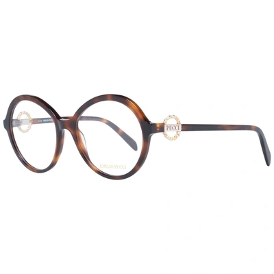 Emilio Pucci Women Optical Women's Frames In Brown