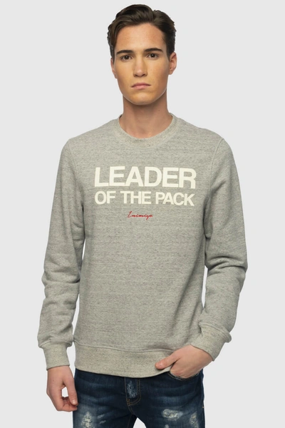 Inimigo Leader Of The Pack Crew Neck In Grey