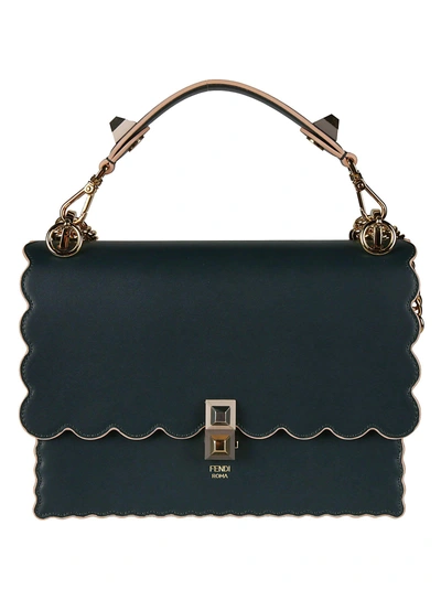 Fendi Kan I Shoulder Bag In Green