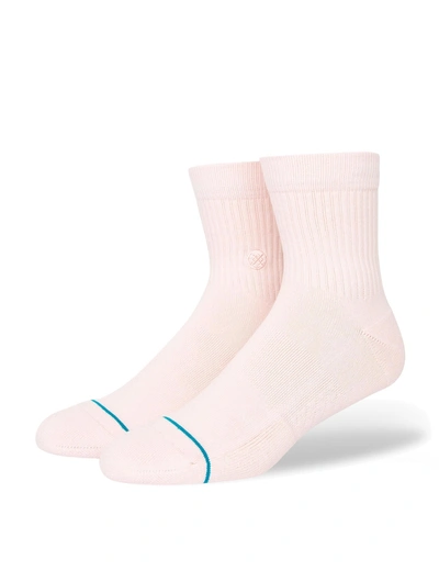 Stance Icon Quarter Sock In Pink