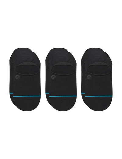 Stance Icon No Show Sock 3 Pack In Black