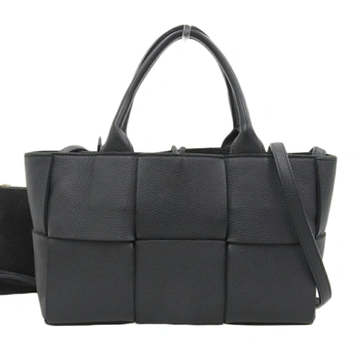 Bottega Veneta Arco Black Leather Tote Bag ()