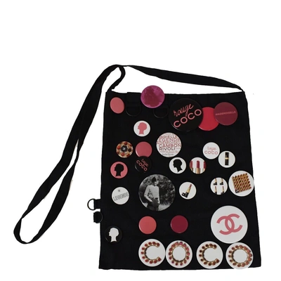Pre-owned Chanel Coco Cocoon Black Canvas Shoulder Bag ()