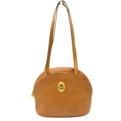 Dior Brown Leather Shopper Bag ()