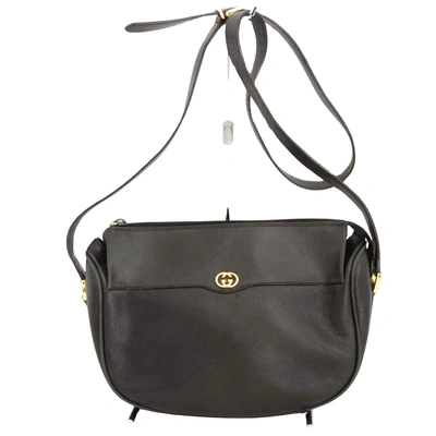 Gucci Black Leather Shoulder Bag ()