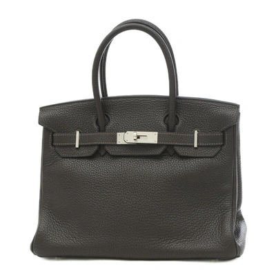 Hermes Hermès Birkin Brown Leather Shopper Bag ()
