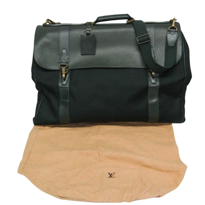 Pre-owned Louis Vuitton Garment Case Black Leather Handbag ()