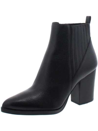 Marc Fisher Ltd Alva Womens Solid Pointed Toe Ankle Boots In Black