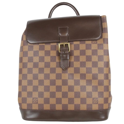 Pre-owned Louis Vuitton Soho Canvas Backpack Bag () In Brown