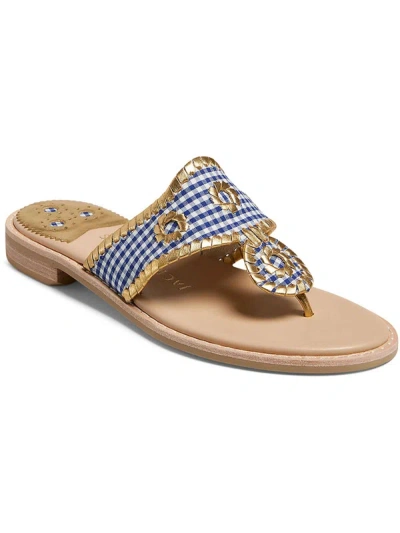 Jack Rogers Jacks Ii Flat Sandal Womens Flat Slip-on Slide Sandals In Multi