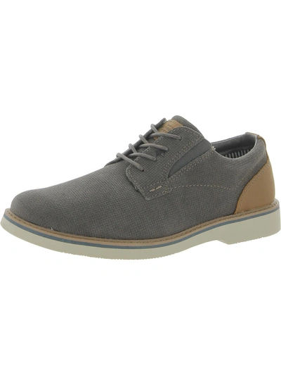 Nunn Bush Barklay Pt Ox Mens Leather Lace Up Oxfords In Grey