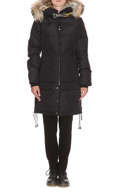 Parajumpers Long Bear Heavy Jacket In Black