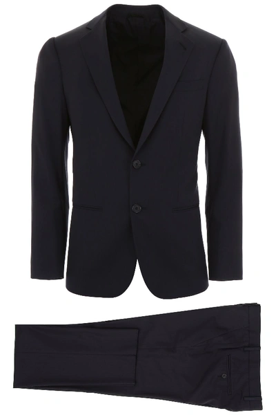 Giorgio Armani Soho Fit Suit In Navy|blu