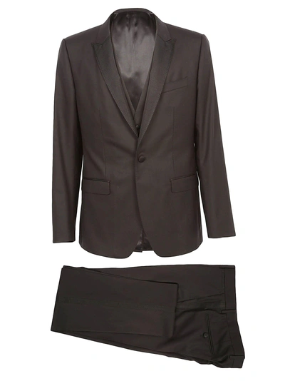 Dolce & Gabbana Suit In Nero