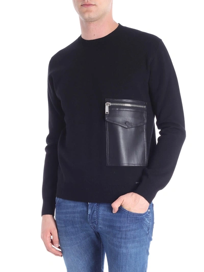 Dsquared2 Wool Sweater In Black